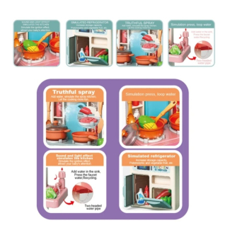 Kitchen Set with Cooking Accessories for Kids - Safe Role-Playing Fun Price in Pakistan | LAPTAB
