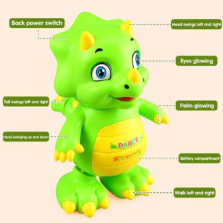 Dancing Musical Dinosaur Toy with Lights and Sounds for Kids Price in Pakistan | LAPTAB