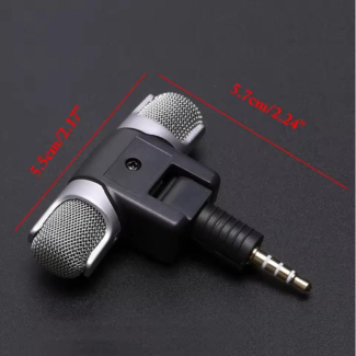ME51S Mini 3.5mm Jack Stereo Microphone for Voice Recording Price in Pakistan | LAPTAB