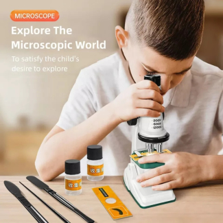 Kids Educational Activity Microscope with LED Light, 200-1200x Magnification Price in Pakistan | LAPTAB