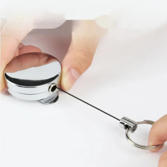 Anti Lost Steel Rope Keychain with 110cm Retractable Wire for Easy Access Price in Pakistan | LAPTAB