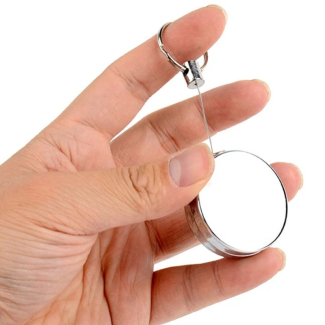 Anti Lost Steel Rope Keychain with 110cm Retractable Wire for Easy Access Price in Pakistan | LAPTAB