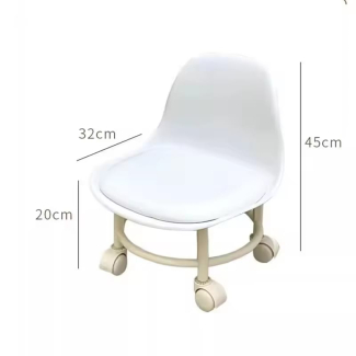 Rotatable Rolling Stool with Wheels for Home, Office, and Fitness Use Price in Pakistan | LAPTAB