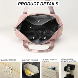 Multifunctional Luggage Bag with Removable Wheel and Waterproof Pocket Price in Pakistan | LAPTAB