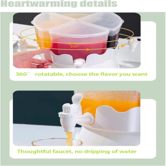 Rotatable 4-in-1 Beverage Dispenser with Large Capacity for Parties Price in Pakistan | LAPTAB