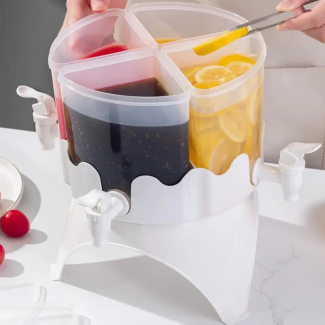 Rotatable 4-in-1 Beverage Dispenser with Large Capacity for Parties Price in Pakistan | LAPTAB
