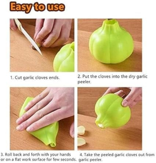 Food Grade Silicone Garlic Peeling Tool - Easy Clean and Use Price in Pakistan | LAPTAB