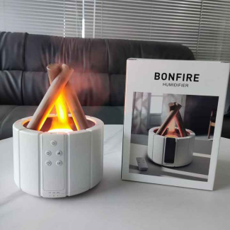 Bonfire Flame Humidifier with Remote Control - Aromatherapy & Mood Lighting Price in Pakistan | LAPTAB