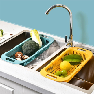 Retractable Dish Drying Rack and Sink Organizer - Collapsible Strainer Basket Price in Pakistan | LAPTAB