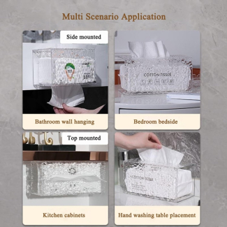 Luxury Crystal Wall Mounted Tissue Box for Elegant Home Decor Price in Pakistan | LAPTAB