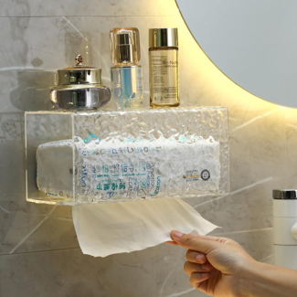 Luxury Crystal Wall Mounted Tissue Box for Elegant Home Decor Price in Pakistan | LAPTAB