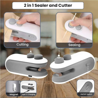 2in1 Portable Sealing Machine with Rechargeable Design and Magnetic Base Price in Pakistan | LAPTAB