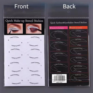 Eyeliner Shaping Tools Kit with Stencils - 6 Non-Woven Templates 11x10cm Price in Pakistan | LAPTAB