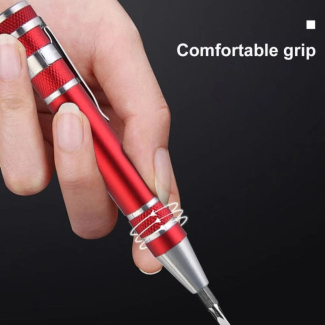 8 In 1 Pocket Screwdriver Pen with Magnetic Bit Holder and Steel Construction Price in Pakistan | LAPTAB