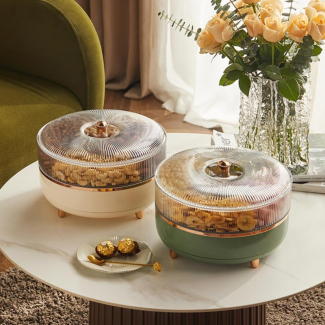 360 Rotating Candy Nut Storage Plate