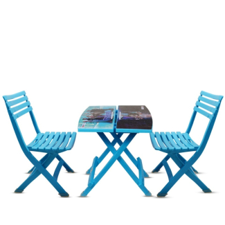 Kids Table and 2 Chairs Fun Foldable Gift Set for Playroom and Study Price in Pakistan | LAPTAB