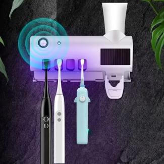 Electric Toothbrush Sterilizer and Dispenser with UV Light and Holder Price in Pakistan | LAPTAB