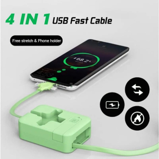 3 in 1 Retractable Triple Charging Box 