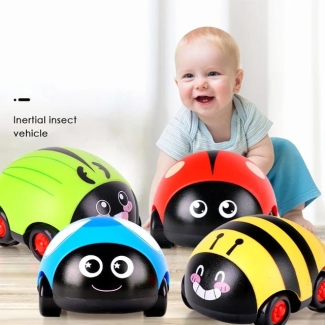 4PCS Bee Car Set - Colorful Pull-Back Toy for Kids, Eco-Friendly Design Price in Pakistan | LAPTAB