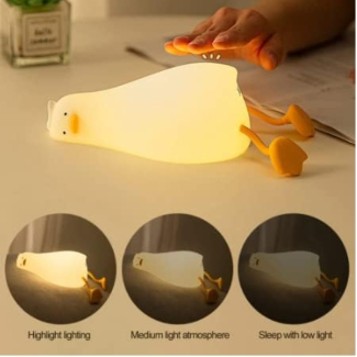 Lying Flat Duck Kids Night Light - Rechargeable Bedside Lamp for Comfort Price in Pakistan | LAPTAB