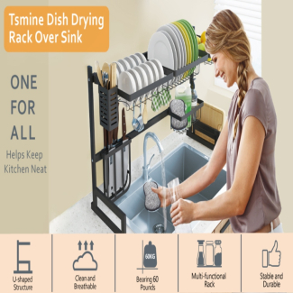 Over Sink Dish Drying Rack with 304 Stainless Steel, Space-Saving Design Price in Pakistan | LAPTAB