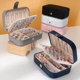 Portable Luxury Jewelry Box for Travel and Home Organization, 16x11x5cm Price in Pakistan | LAPTAB