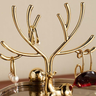3L Acrylic Deer Jewelry Organizer with Diamond Compartments and Elegant Design Price in Pakistan | LAPTAB