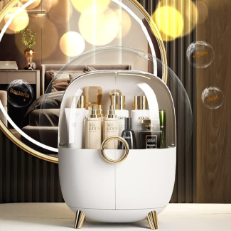 Luxury Cosmetic Dressing Case with Crystal Clear Lid and Large Capacity Price in Pakistan | LAPTAB