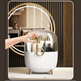 Luxury Cosmetic Dressing Case with Crystal Clear Lid and Large Capacity Price in Pakistan | LAPTAB