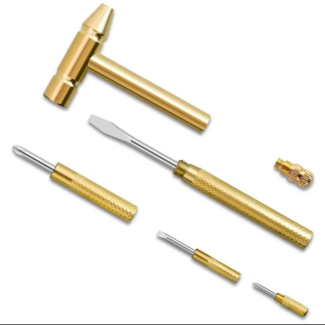 6 In 1 Mini Round Copper Hammer with Screwdriver and Multi-Tool Functions Price in Pakistan | LAPTAB