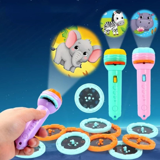 MINI Flashlight Projector Toy with 3 Disks for Kids' Bedtime Stories Price in Pakistan | LAPTAB