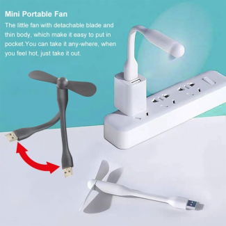 Portable USB Fan with Flexible Design for Power Bank Use Price in Pakistan | LAPTAB