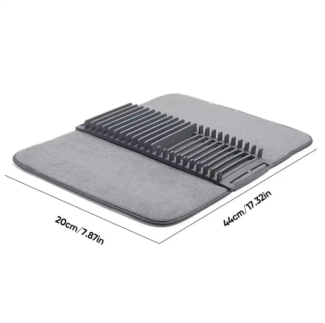 Multifunctional Kitchen Drain Pad Rack for Plates and Cutlery Drying Price in Pakistan | LAPTAB