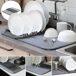 Multifunctional Kitchen Drain Pad Rack