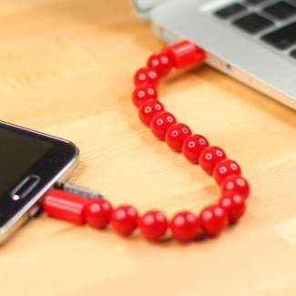 USB Beeds Bracelet Data Cable For Android 