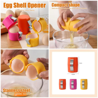 Durable Stainless Steel Egg Cracker Opener for Quick, Mess-Free Cooking Price in Pakistan | LAPTAB