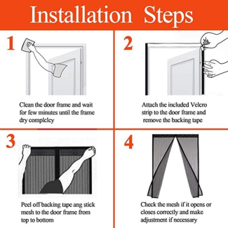 Magnetic Door Curtain, Easy Installation, Versatile Use Price in Pakistan | LAPTAB