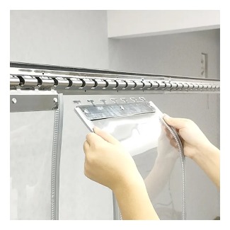 2 PCs PVC Curtain for AC Cooling, Noise Reduction, Dust Proof, Easy Install Price in Pakistan | LAPTAB