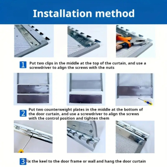 Magnetic Self Priming Mosquito Proof Screen Door for Easy Installation Price in Pakistan | LAPTAB