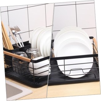 Dish Drying Rack for Kitchen - Rust-Resistant, Large Capacity, Safe Design Price in Pakistan | LAPTAB