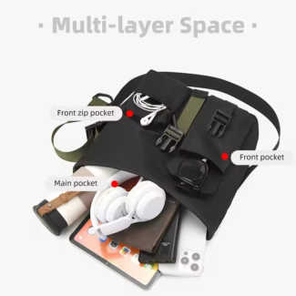 Men's Convertible Outdoor Travel Shoulder Bag - Expandable & Versatile Price in Pakistan | LAPTAB