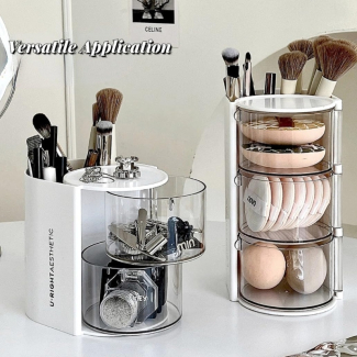 3Layer Makeup Sponge Holder with 360-Degree Rotating Design for Organizing Price in Pakistan | LAPTAB