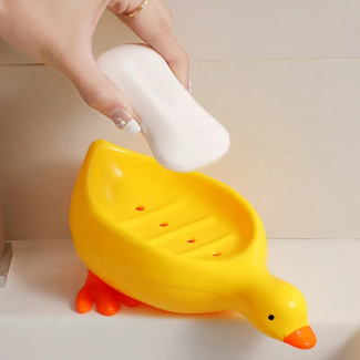 Ceramic Duck Soap Dish with Automatic Drainage for Home Decoration Price in Pakistan | LAPTAB