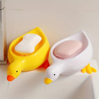 Ceramic Duck Soap Dish with Automatic Drainage for Home Decoration Price in Pakistan | LAPTAB