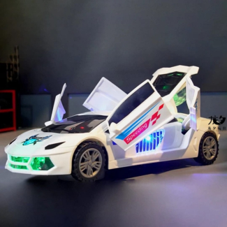 Flashing Lights and Sound Police Toy Car with Automatic Door Switch Price in Pakistan | LAPTAB