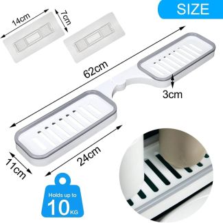 Wall Mounted Revolving Rack - 180? Rotating Corner Storage for Bathroom Price in Pakistan | LAPTAB