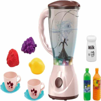Mini Juice Mixer Toy Set for Kids - Blender, Cups, Fruits, and Straws Price in Pakistan | LAPTAB