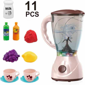 Mini Juice Mixer Toy Set for Kids - Blender, Cups, Fruits, and Straws Price in Pakistan | LAPTAB