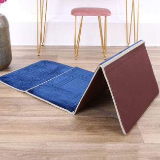 Foldable Prayer Mat with Backrest and Portable Storage Bag, Red Price in Pakistan | LAPTAB