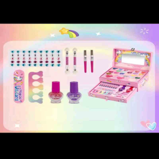 Kids Unicorn Magical Cosmetic Box - Non-Toxic Makeup Set for Girls Price in Pakistan | LAPTAB